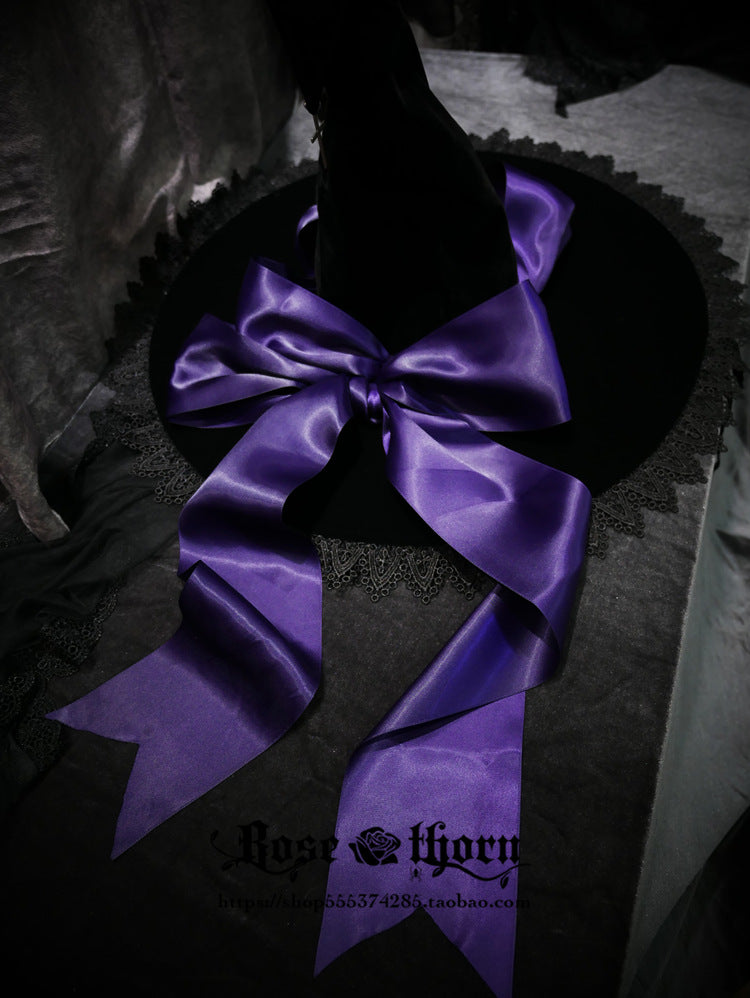Rose Thorn - Holy Cross - 12 Colors Lolita Halloween Witch Hat
