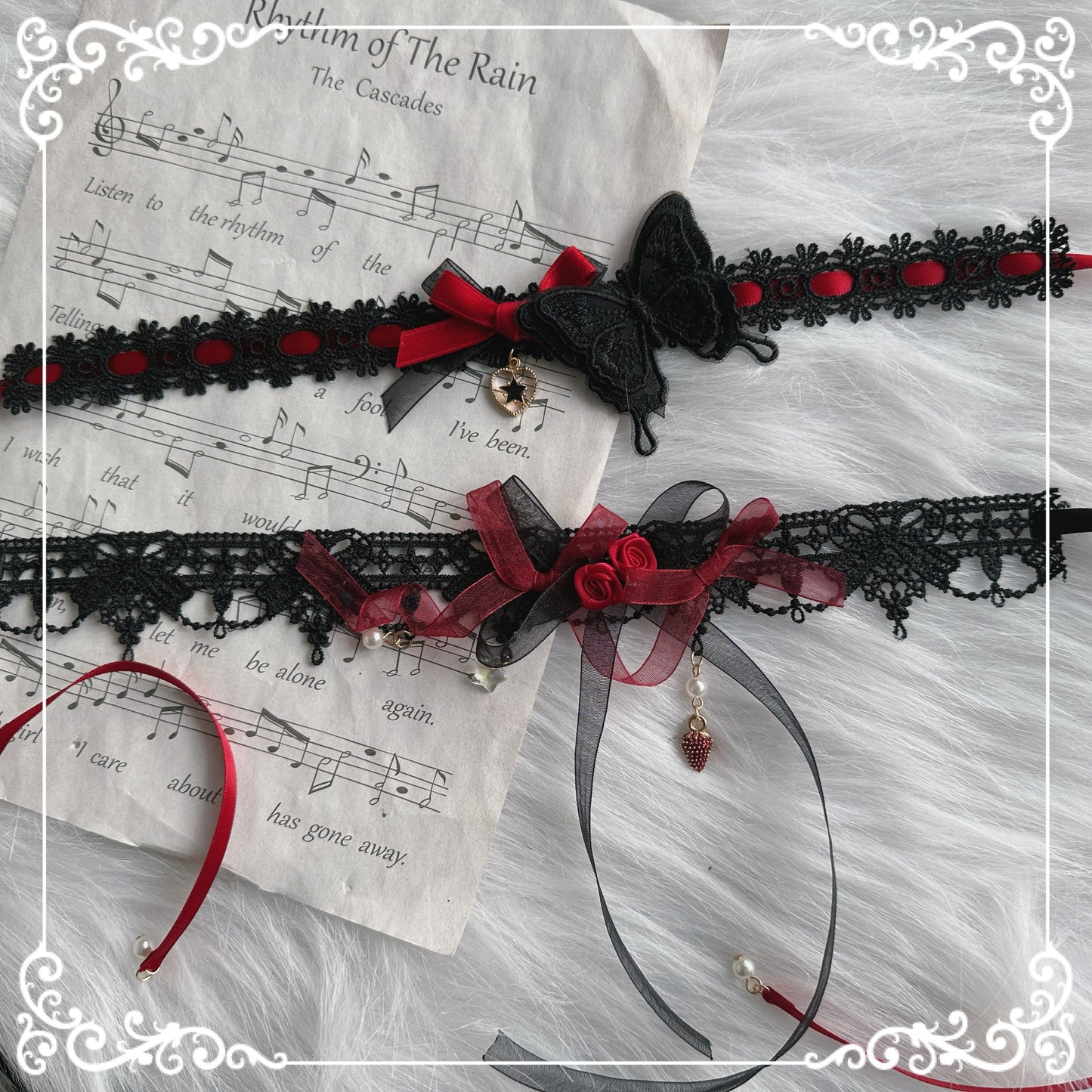 Chestnut Lolita - Gothic Lolita accessory Handmade Hairband