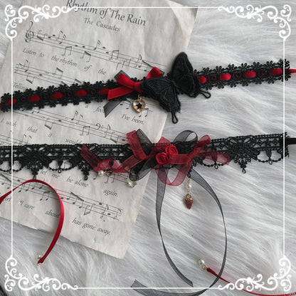 Chestnut Lolita - Gothic Lolita accessory Handmade Hairband
