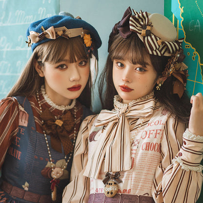 Miss Point - Chocolate Daily Light Sweet Lolita Hat