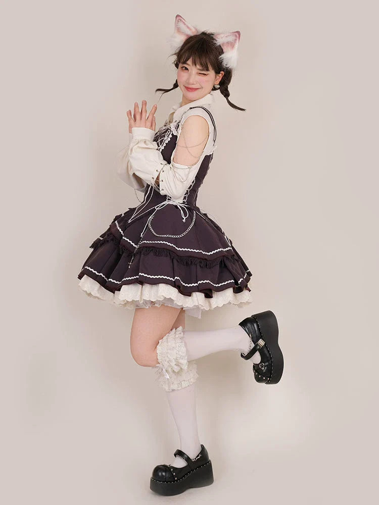 OCELOT - Love Affairs - Sweet Lolita Bodice Set Spicy Cowgirl Dress Set