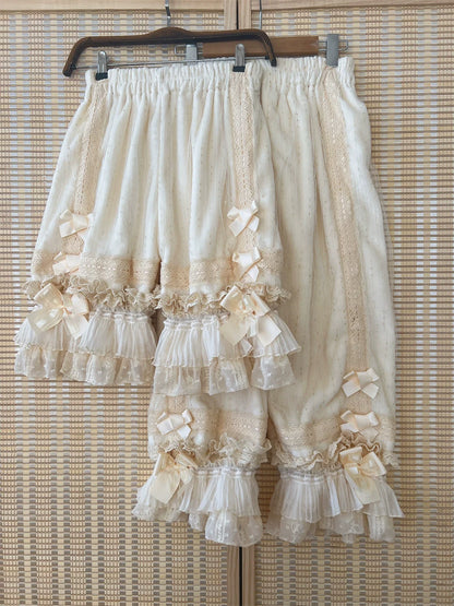 Ilovexiaolu - Gorgeous Lolita Bloomers in Coral Fleece & Cotton Styles