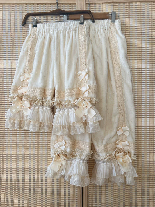 Ilovexiaolu - Gorgeous Lolita Bloomers in Coral Fleece & Cotton Styles