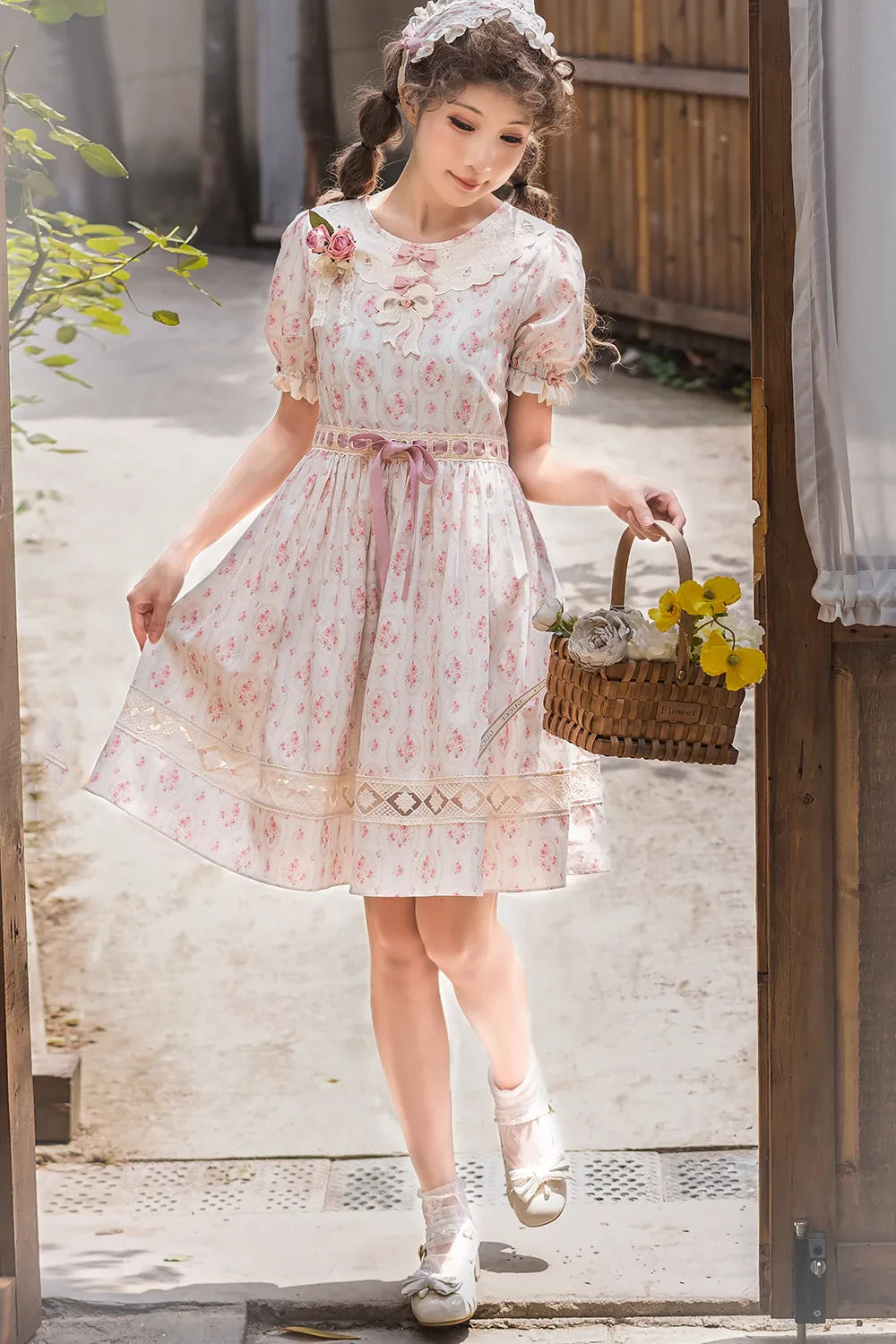 Miss Point - Customized Elegant Lolita OP Dress Cute Daily Girl Short Lolita Dress