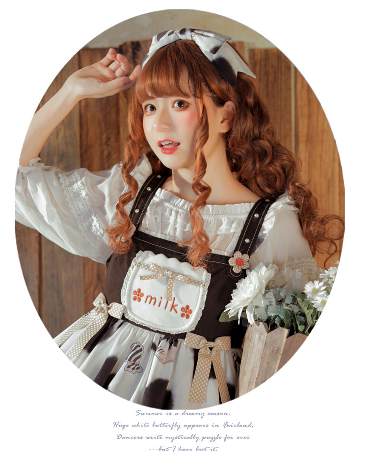 Eieyomi- Sweet Milk Candy - Kawaii Lolita JSK