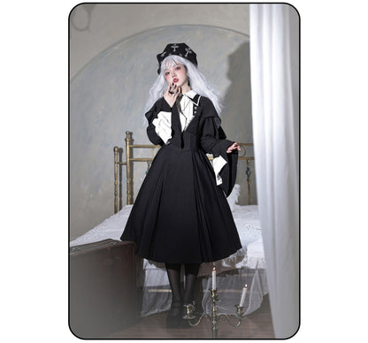 Susin Lolita - Cross Praise - Nun Style Gothic Lolita Dress and Blouse