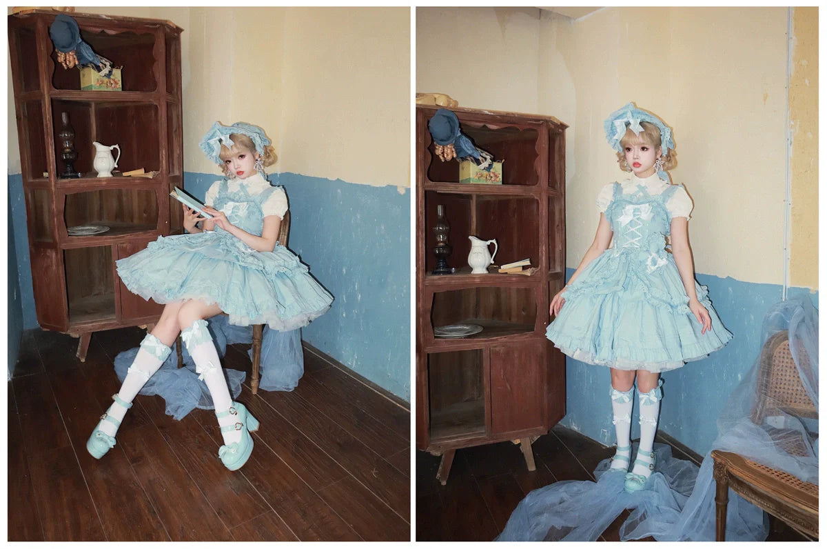 Dark Star Island - Halloween Gothic Lolita JSK Short Lolita Jumper Dress