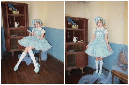 Dark Star Island - Halloween Gothic Lolita JSK Short Lolita Jumper Dress