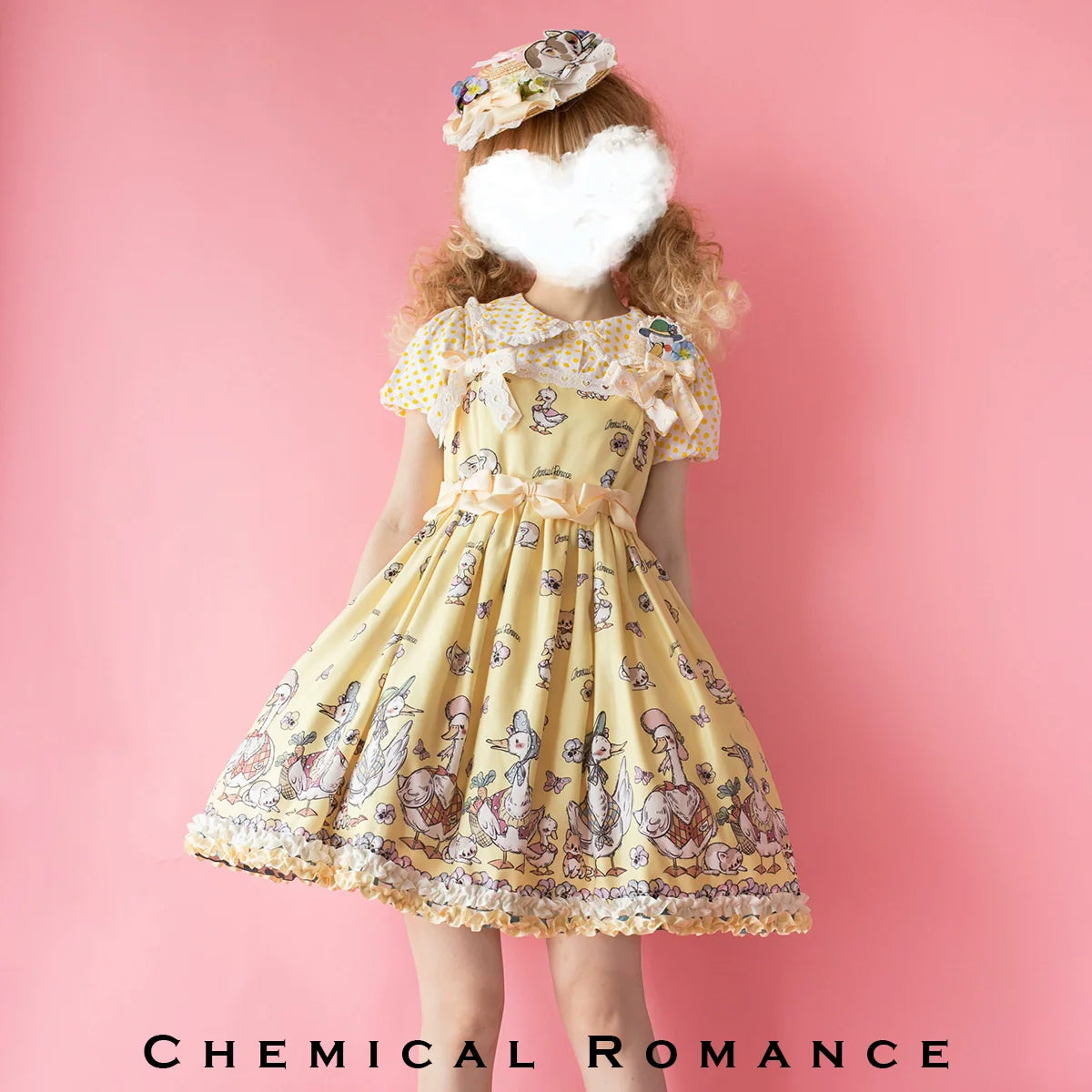 Chemical Romance - Hello Duck - Kawaii Lolita JSK Duck Print Lolita Dress
