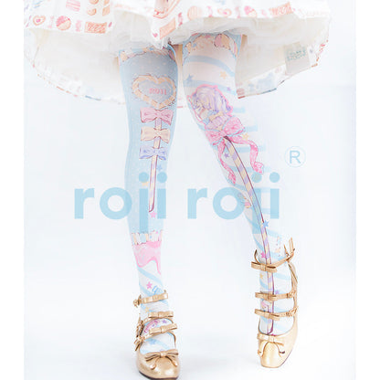 Roji roji - Holy Mace Fairy Kei Lolita Stockings