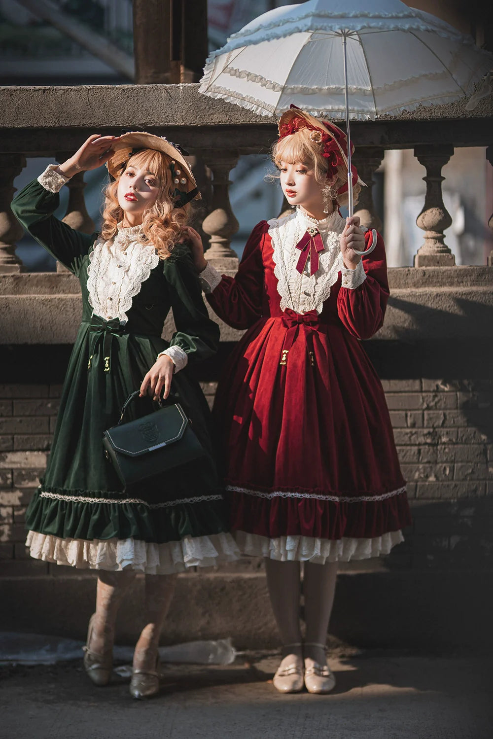 Miss Point - Customized Lolita Dress Vintage Elegant Velvet OP Dress