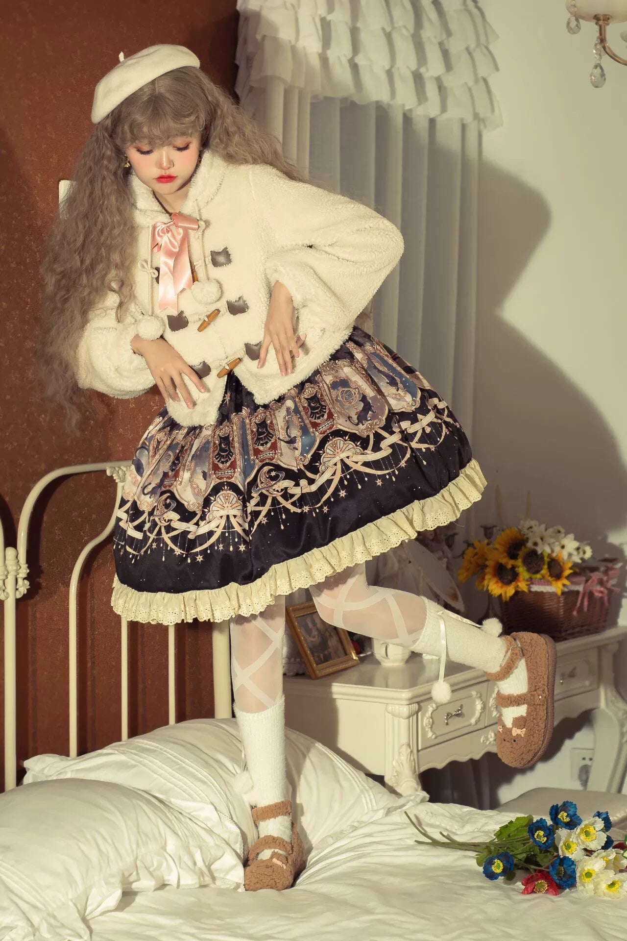 Fairy Godmother - Cute Plush Warm Round Toe Lolita Soft Sole Shoes