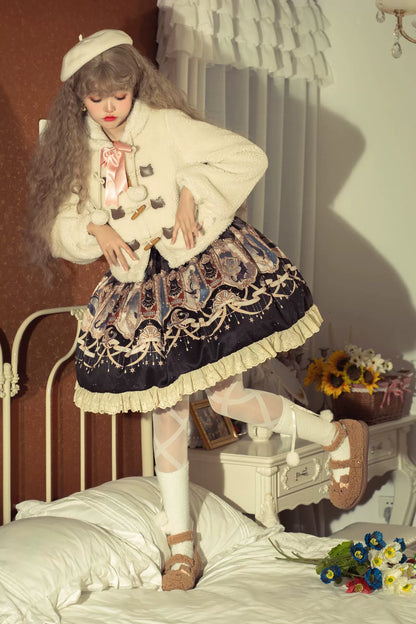 Fairy Godmother - Cute Plush Warm Round Toe Lolita Soft Sole Shoes