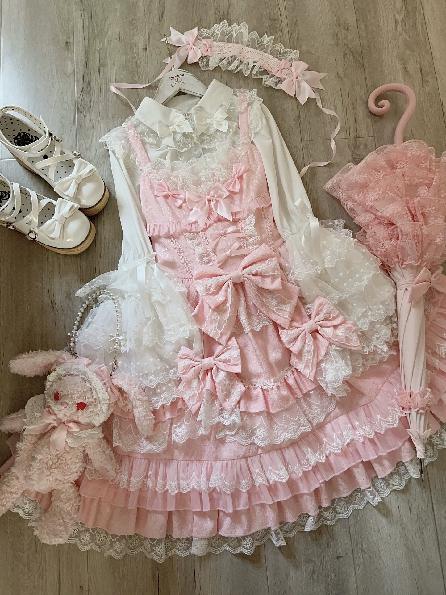 Sugar Girl - Flower Ode - Doll-like Sweet Lolita Jumper Dress