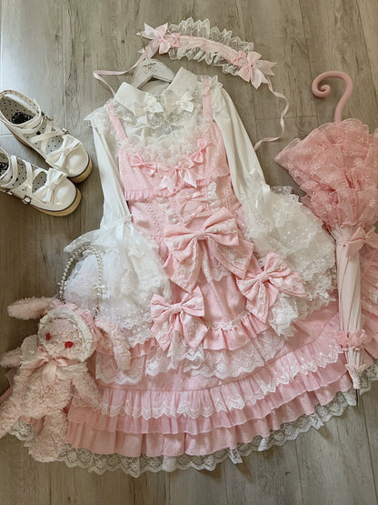Sugar Girl - Flower Ode - Doll-like Sweet Lolita Jumper Dress