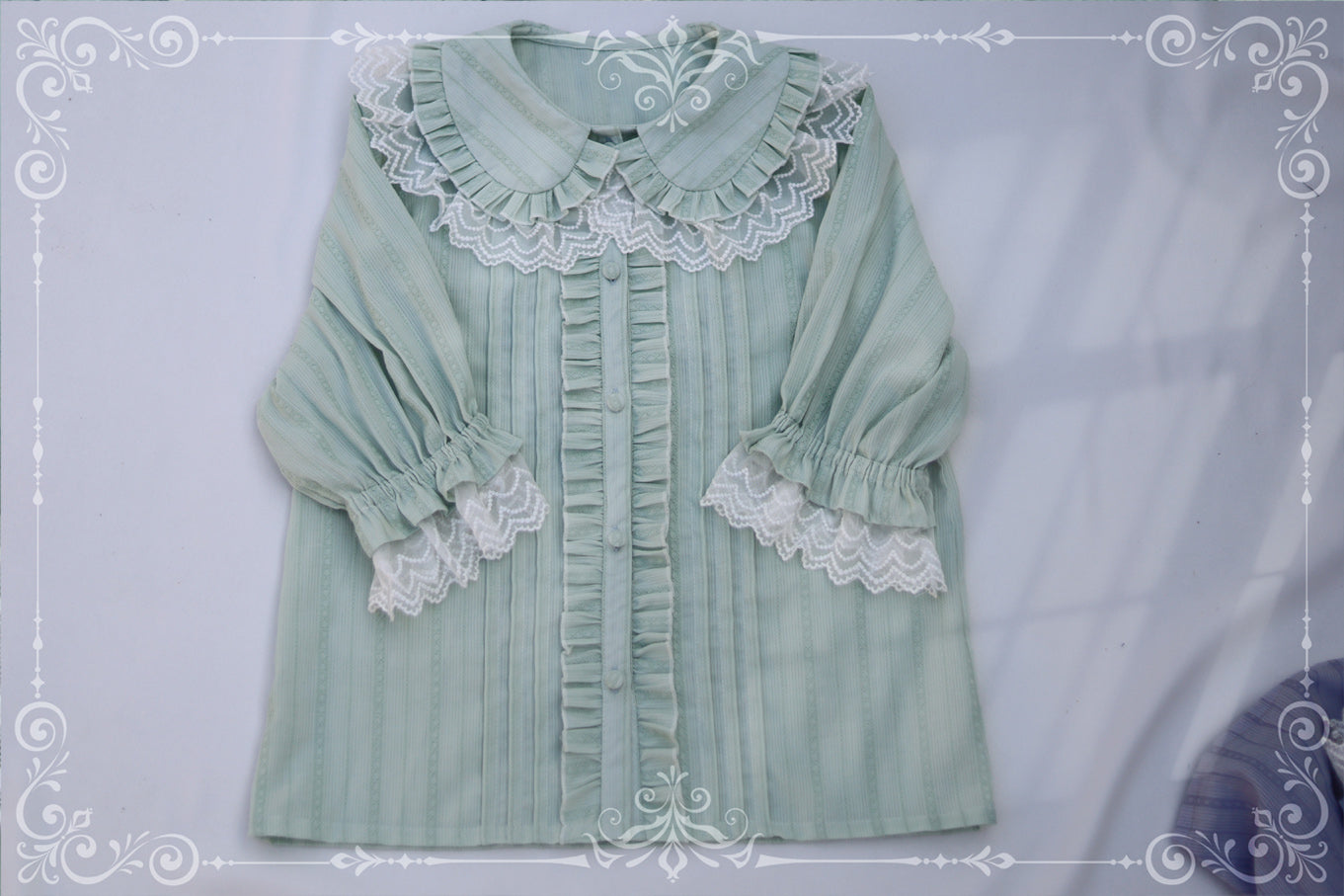 MIST - Sweet Lolita Golilla Short Sleeve Shirt