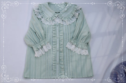 MIST - Sweet Lolita Golilla Short Sleeve Shirt