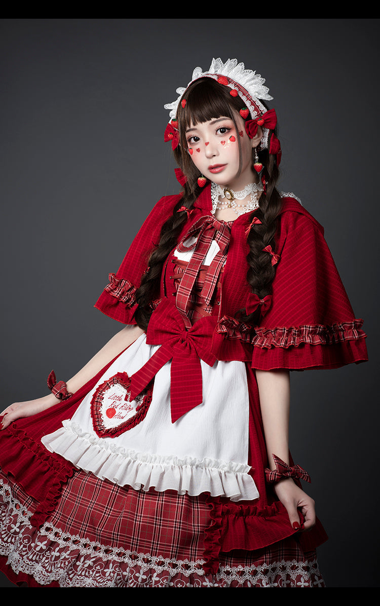 Youruipai - Little Red Riding Hood - Lolita Triangle Scarf