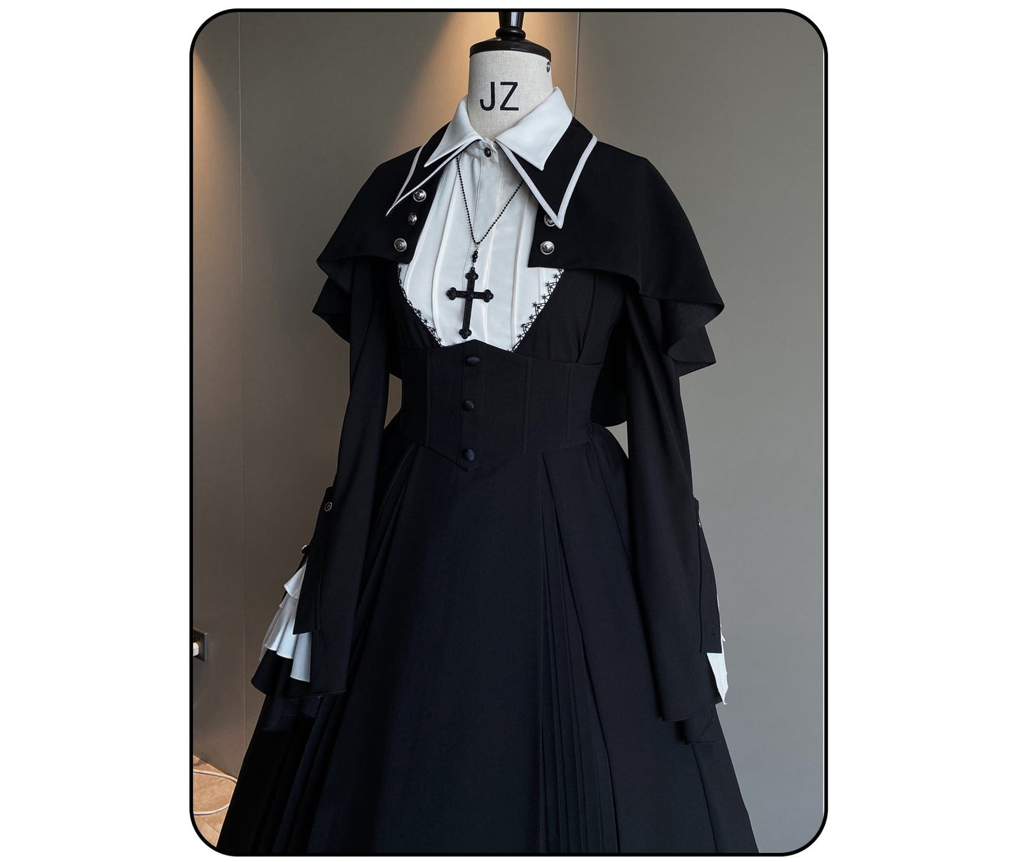 Susin Lolita - Cross Praise - Nun Style Gothic Lolita Dress and Blouse