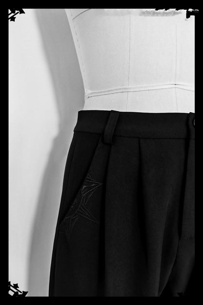 Princess Chronicles - The Stars Change - Ouji Lolita Embroidery Brolita Trousers