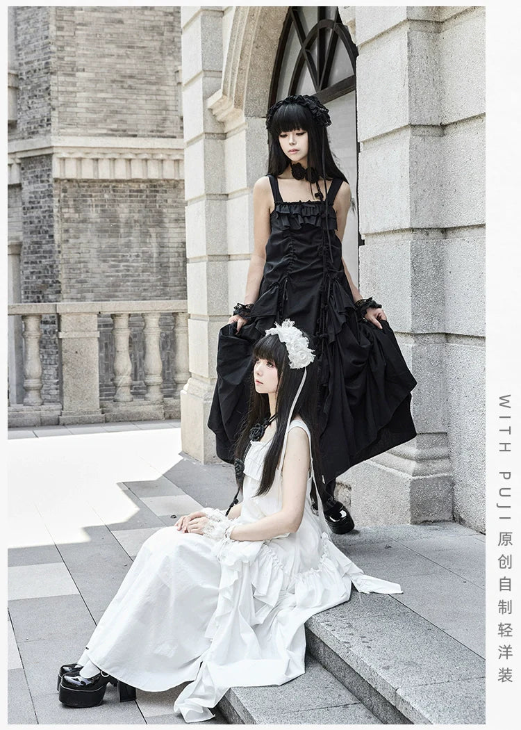 With PUJI - Dream - Daily Twins Lolita JSK, Loose Fit, Hidden Pockets