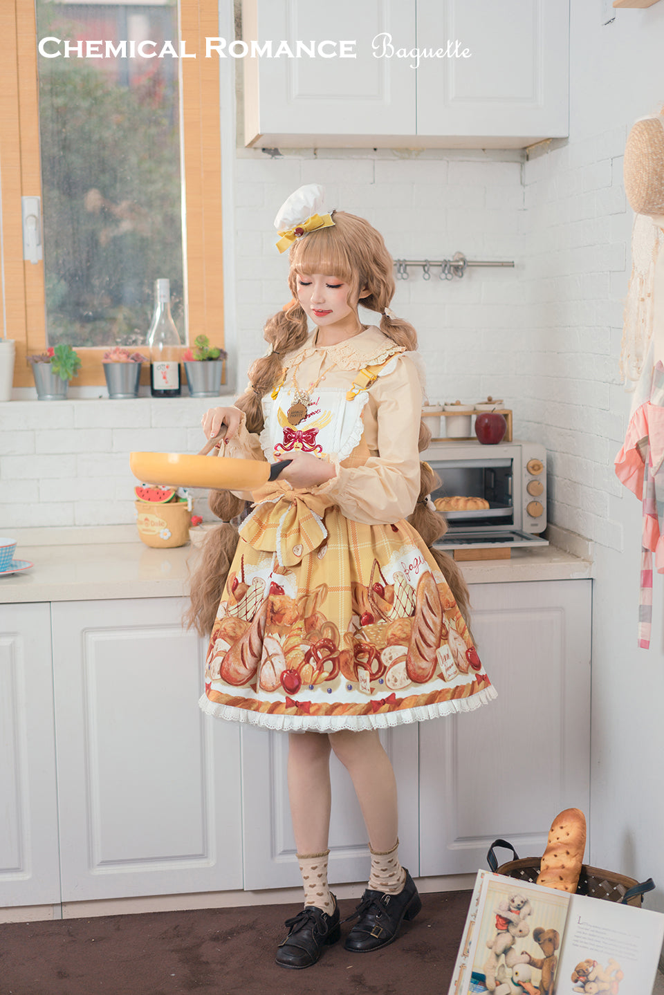 Chemical Romance - Bread New Out of the Oven - Elegant Lolita Salopette Dress