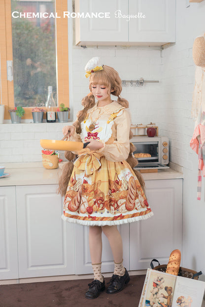 Chemical Romance - Bread New Out of the Oven - Elegant Lolita Salopette Dress