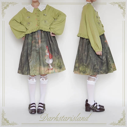 Dark Star Island - Sugar Frost - Sweet Lolita Cardigan Knit Embroidered Sweater