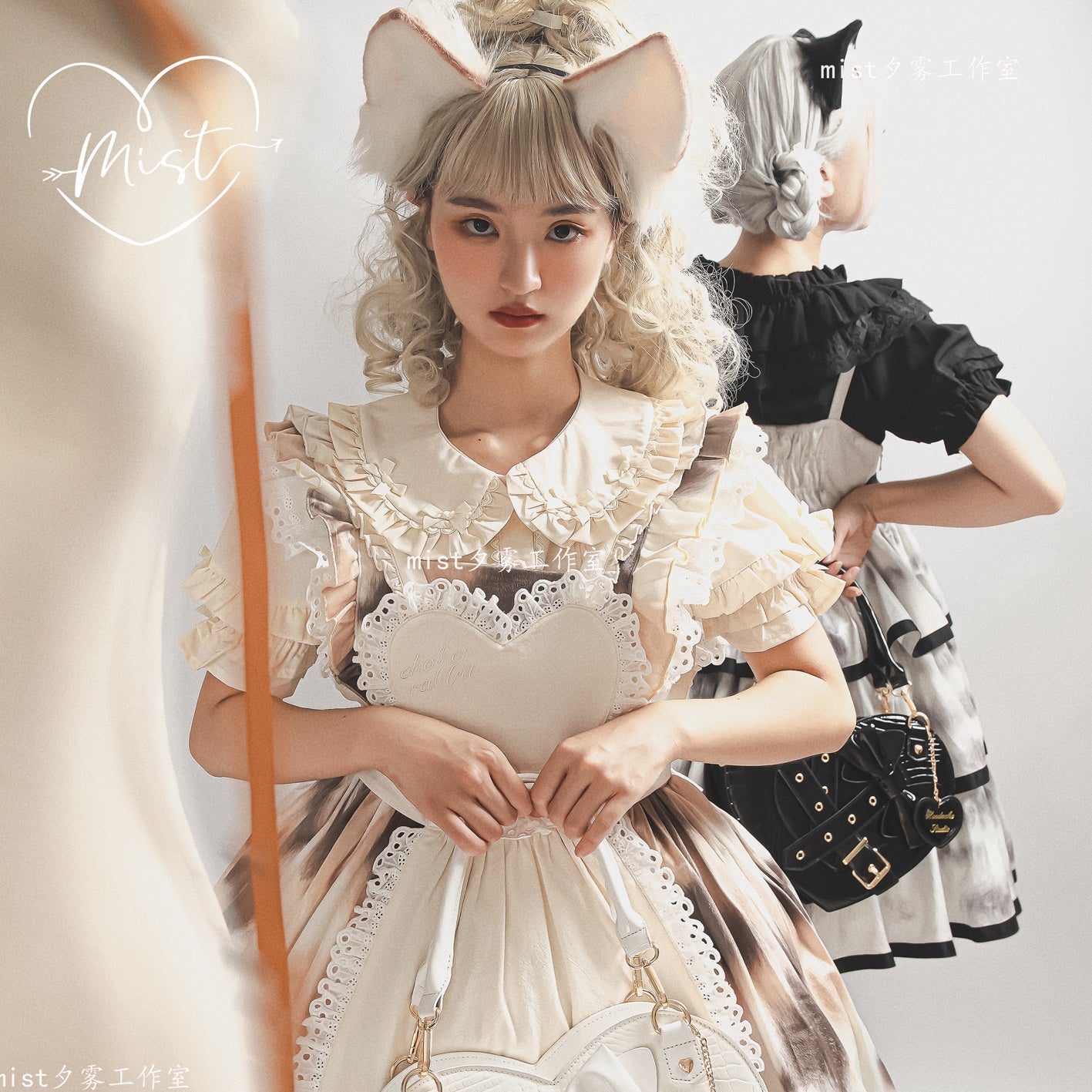 MIST - Creamy Condensed Milk - Kawaii Lolita Shirt Soft Girl Short-sleeved