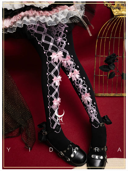 Yidhra - Witch 2.0 - Printed Lolita Pantyhose, Gorgeous Style