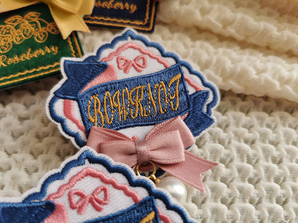 Miss Point - Berry Rose Lolita Accessories Collection KC Beret Necklace