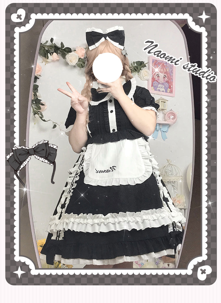 Niu Niu - Plus Size Lolita Nurse Summer OP Dress