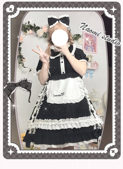 Niu Niu - Plus Size Lolita Nurse Summer OP Dress