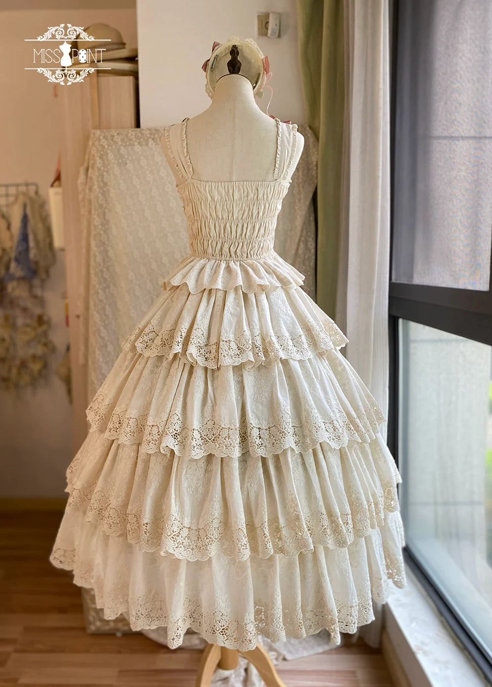 Miss Point - Forest Waltz - Classic Lolita Tiered Skirt Multi-layer Embroidered SK