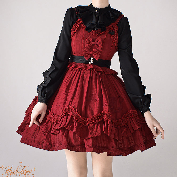 Sentaro - Dark Forest - Elegant Baroque Lolita Blouse