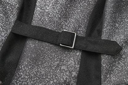 Immortal Thorn - Eternal Displaced Boundary - Ouji Lolita Vest Coat, Detachabl Back Trailing