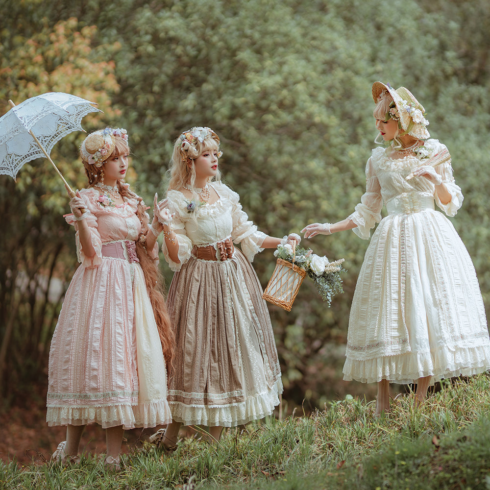 Miss point - Sally's Garden - Lace Cotton Lolita Shawl