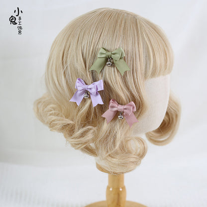 Xiaogui - Sweet Japan Fashion Lolita Bell Bow Clip