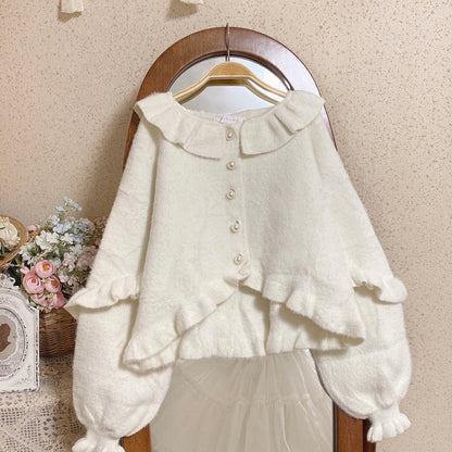 MIST - Small Ointment - Sweet Lolita Thick Sweater Coat Puff Sleeve