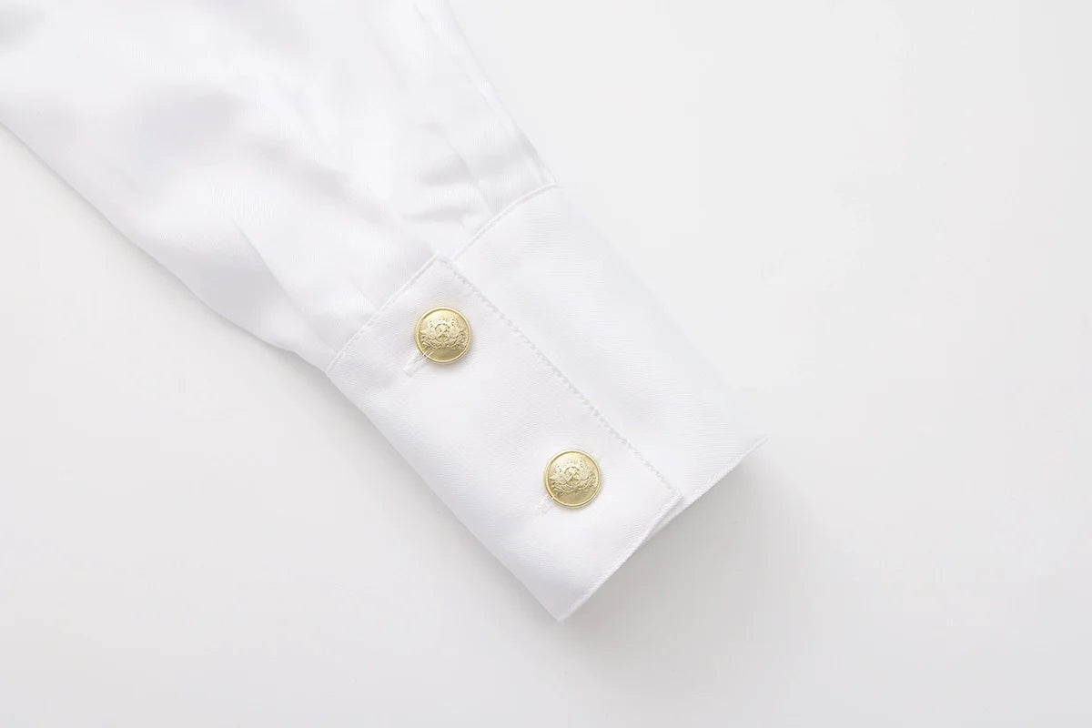 Immortal Thorn - Retro Ouji Lolita Blouse, Detachable Jabot