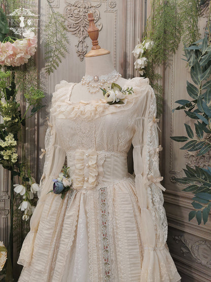 Miss Point - The Sally Gardens - Lotus Root Sleeve Lolita Blouse