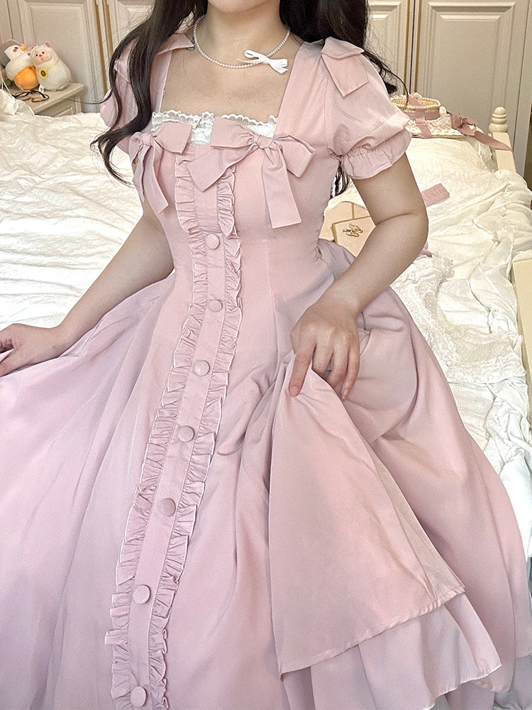 Sweet Wood - Long Vesion Elegant and Vintage Lolita OP