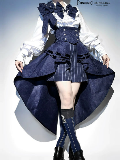 Princess Chronicles - Rabbit Theater - Ouji Lolita Suspender Waistband Shorts Set