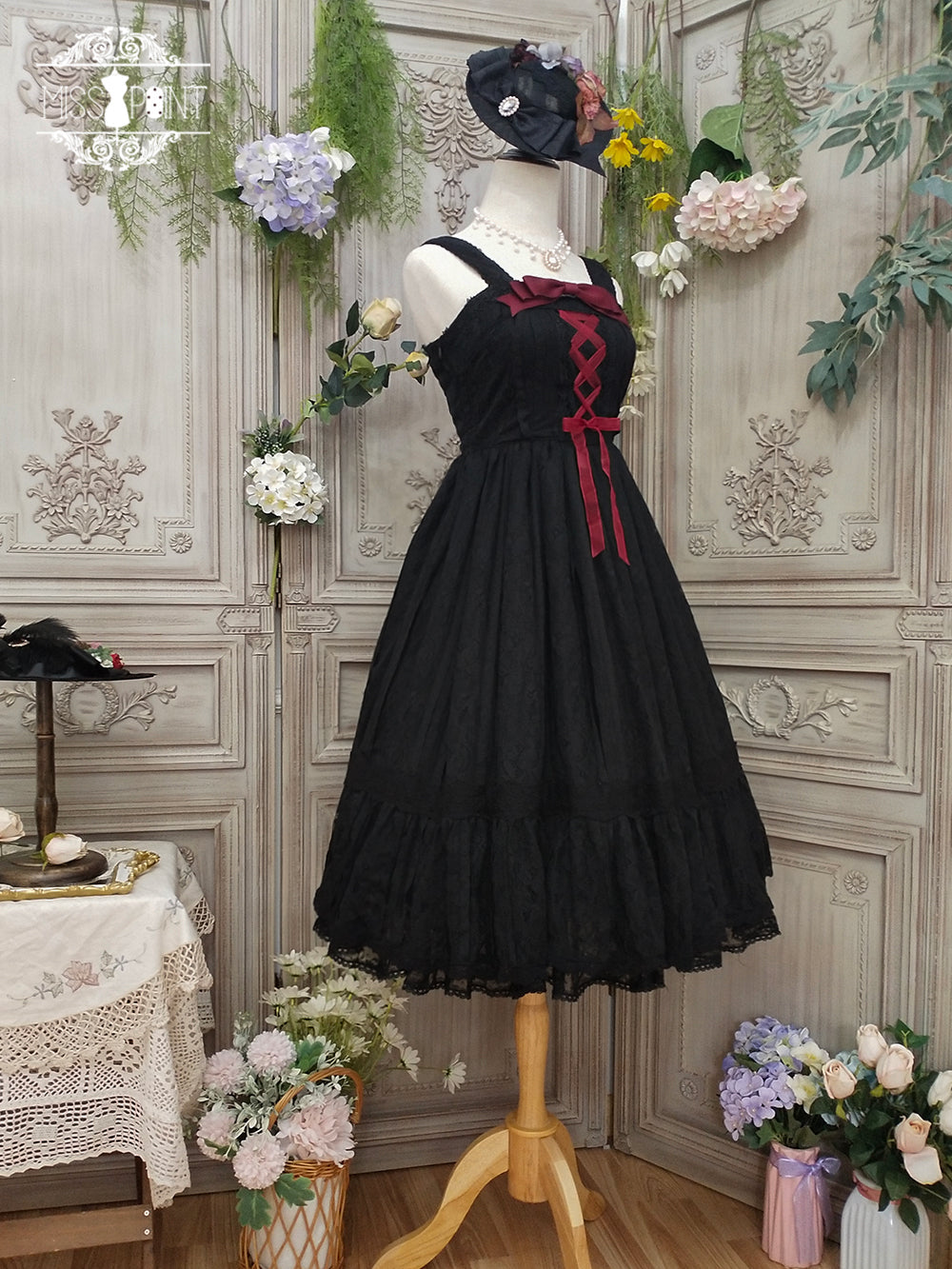 Miss Point - Woody Rose - Retro Classic Lolita JSK