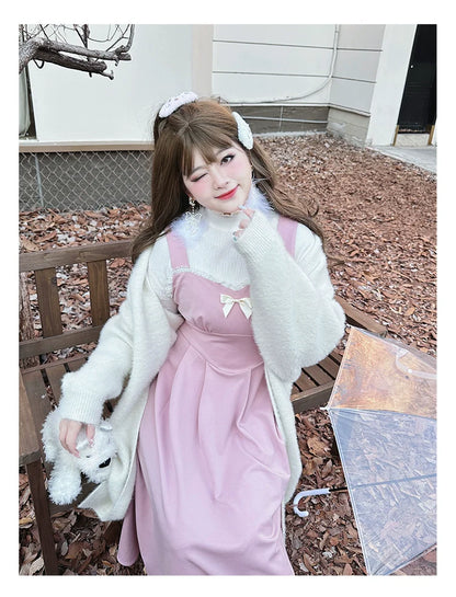 Yingtang - Sweet Lolita Coat Plus Size Lolita Dress Set