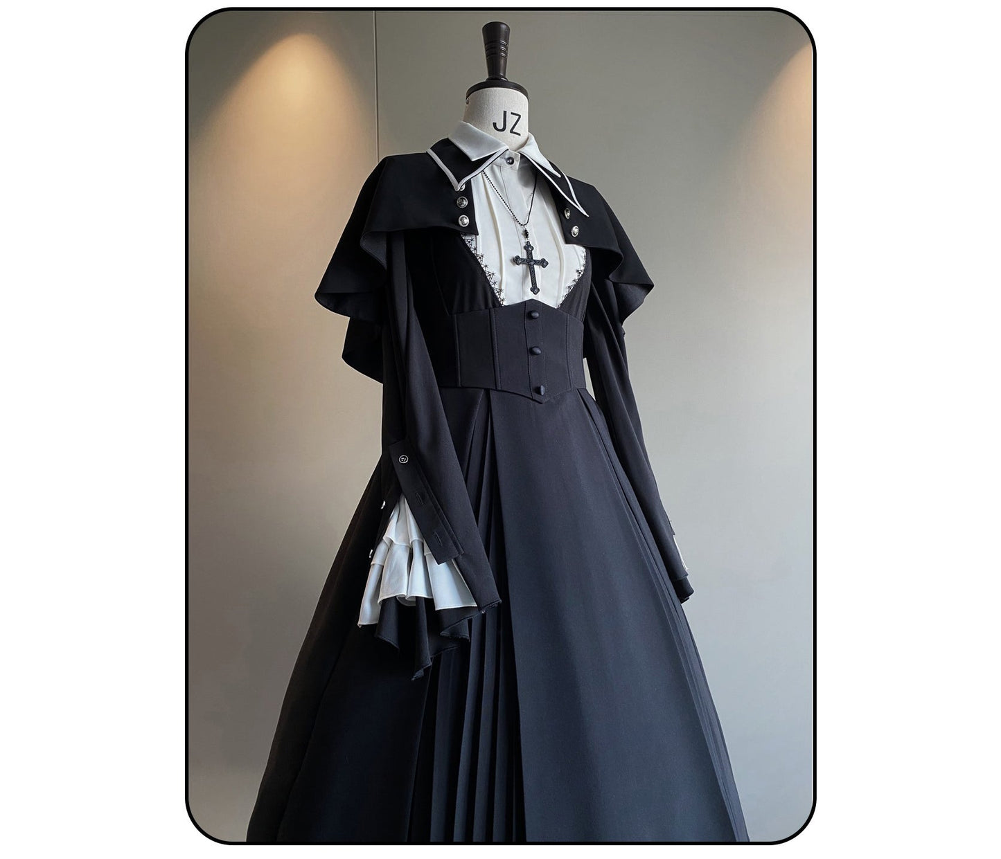 Susin Lolita - Cross Praise - Nun Style Gothic Lolita Dress and Blouse