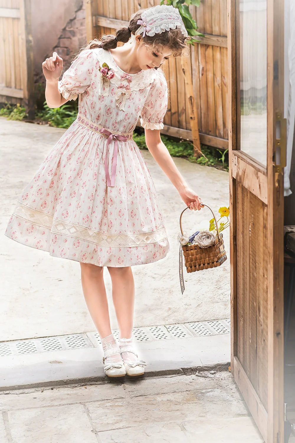 Miss Point - Customized Elegant Lolita OP Dress Cute Daily Girl Short Lolita Dress