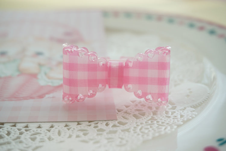 Cat Tea Party - Sweet Lolita Bow Ring and Necklace