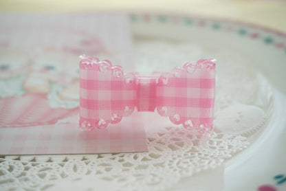 Cat Tea Party - Sweet Lolita Bow Ring and Necklace
