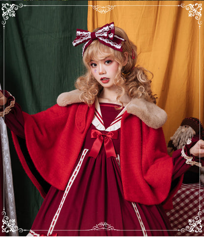 Eieyomi - Miss Betty - Lolita Autumn and Winter Wool Cape
